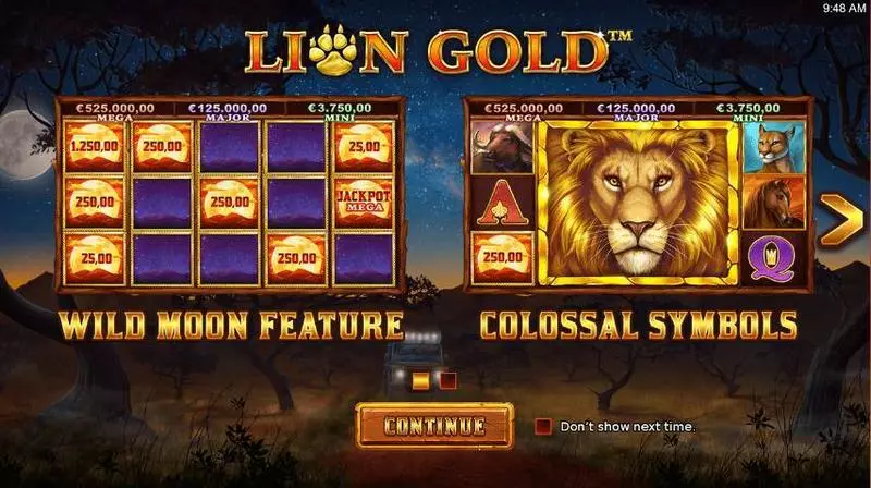 Lionn Gold StakeLogic 5 Reel 25 Line