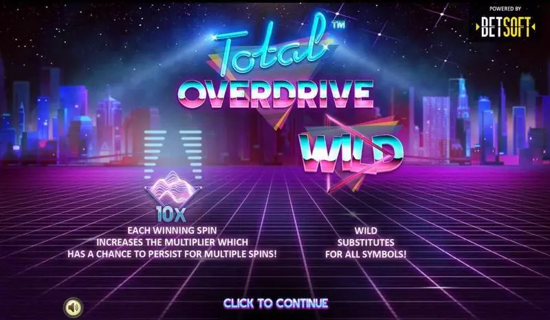 Total Overdrive BetSoft 3 Reel 5 Line