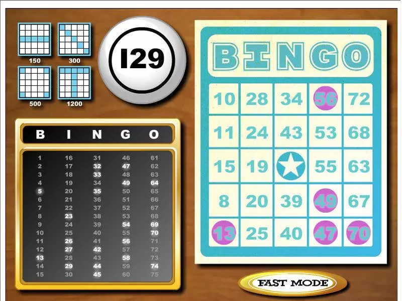5 Reel Bingo Rival 5 Reel 20 Line