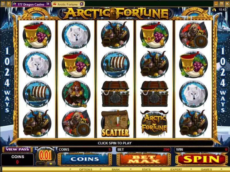 Arctic Fortune Microgaming 5 Reel 1024 Way
