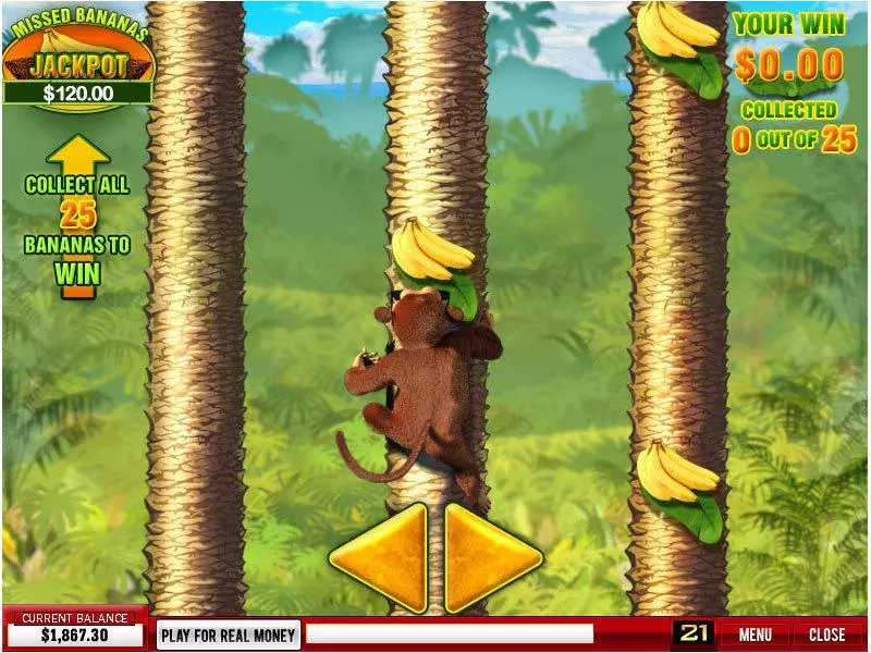 Banana Monkey PlayTech 5 Reel 20 Line