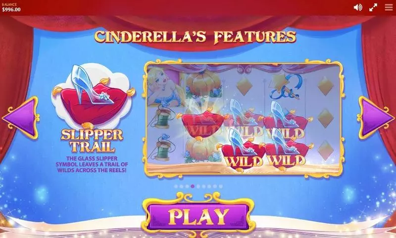 Cinderella Red Tiger Gaming 5 Reel 20 Line