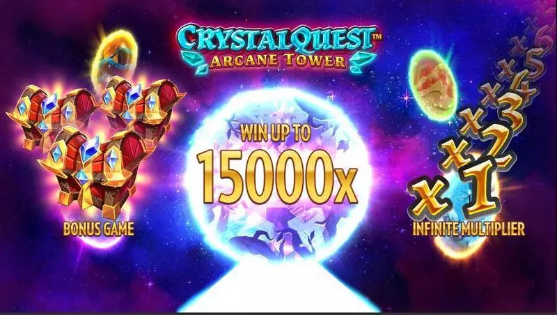 Crystal Quest: ArcaneTower Thunderkick 6 Reel 4096 Line