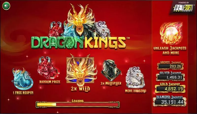 Dragon Kings BetSoft 5 Reel 10 Line