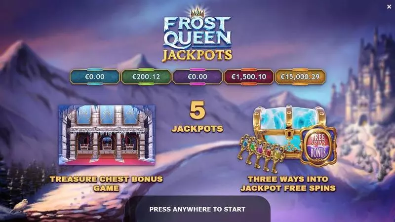 Frost Queen Jackpots Yggdrasil 5 Reel 20 Line
