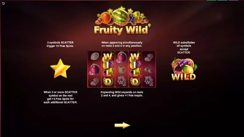 Fruity Wild Booongo 5 Reel 20 Line