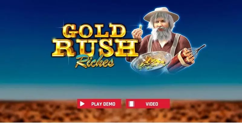 Gold Rush Riches Red Rake Gaming 6 Reel 