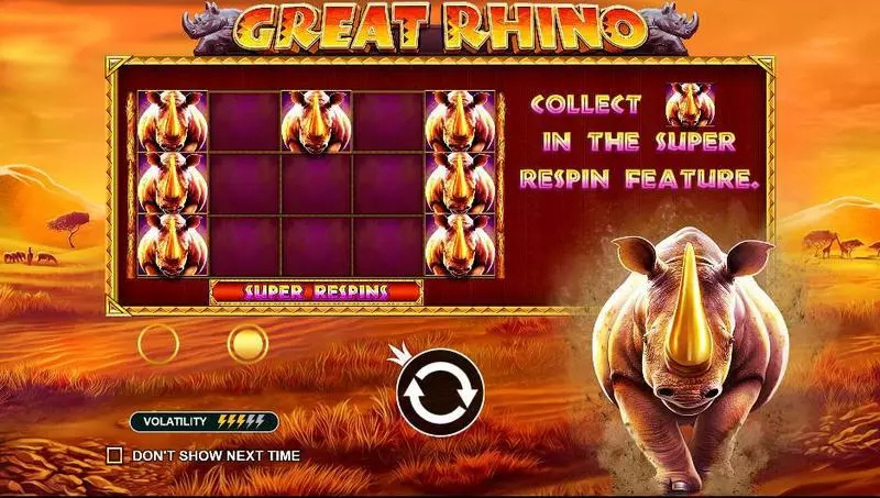 Great Rhino Pragmatic Play 5 Reel 20 Line