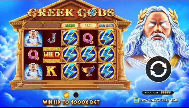 Greek Gods Pragmatic Play 5 Reel 243 Line