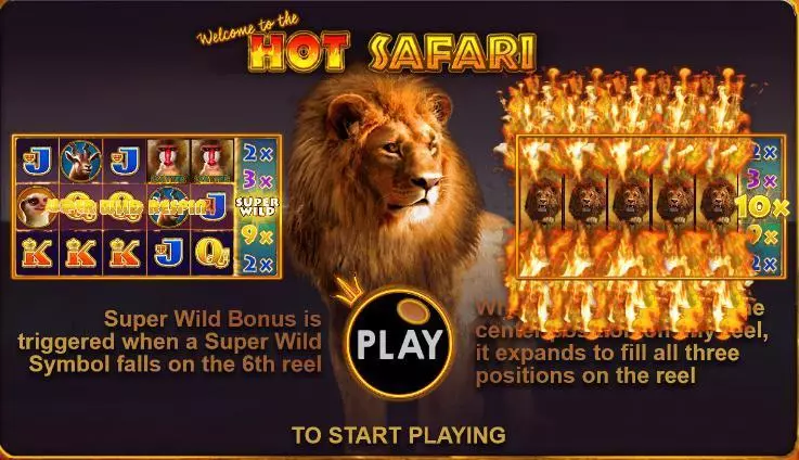 Hot Safari Topgame 6 Reel 25 Line