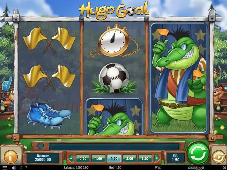 Hugo Goal Play'n GO 3 Reel 5 Line