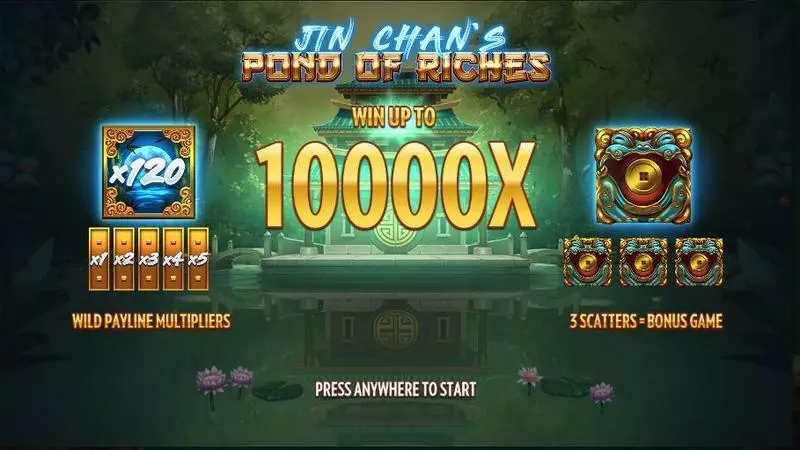 Jin Chan´s Pond of Riches Thunderkick 5 Reel 15 Line