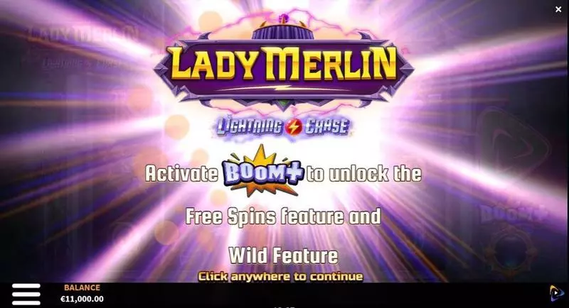 Lady Merlin Lightning Chase ReelPlay 5 Reel 432 Ways
