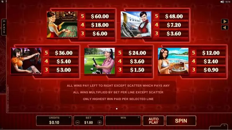 Life of Riches Microgaming 5 Reel 30 Line