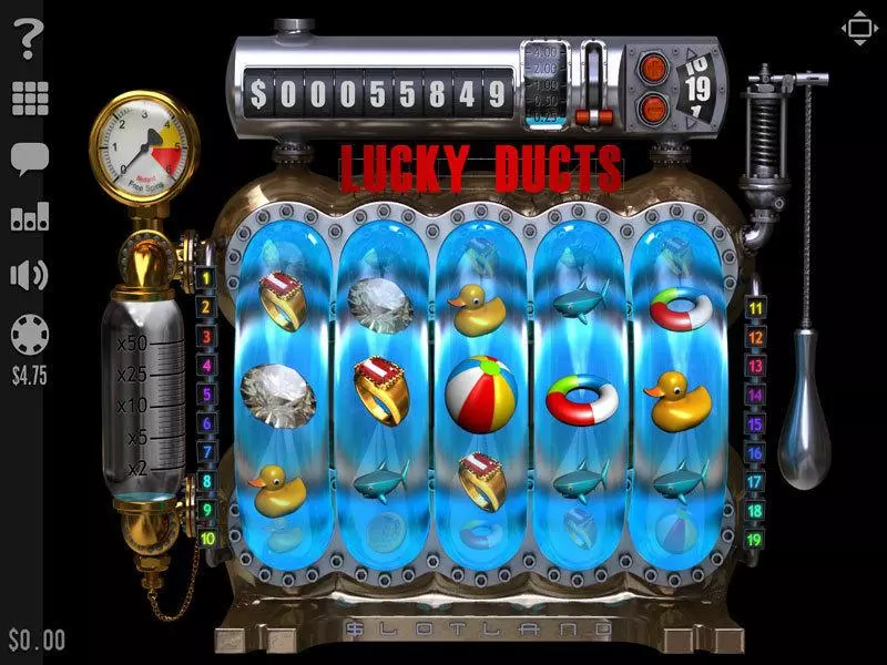 Lucky Ducts Slotland Software 5 Reel 19 Line