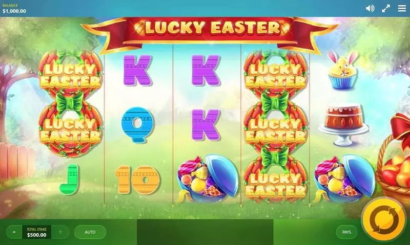 Lucky Easter Red Tiger Gaming 5 Reel 20 Line