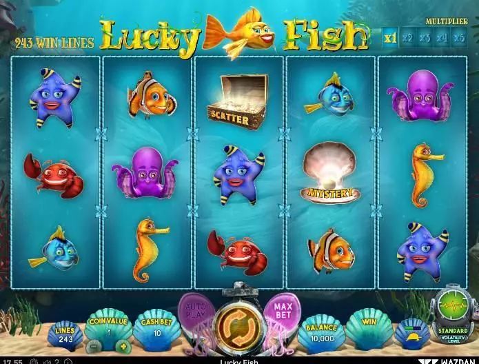 Lucky Fish Wazdan 5 Reel 243 Line