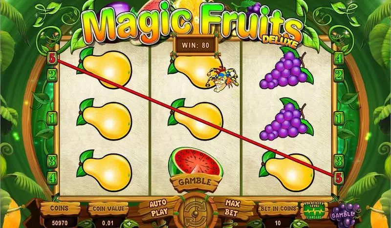 Magic Fruits Deluxe Wazdan 3 Reel 5 Line