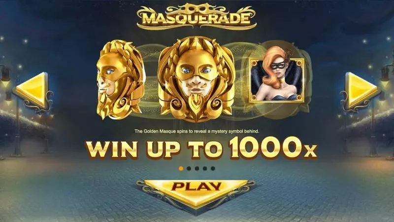 Mascquerade Red Tiger Gaming 5 Reel 20 Line