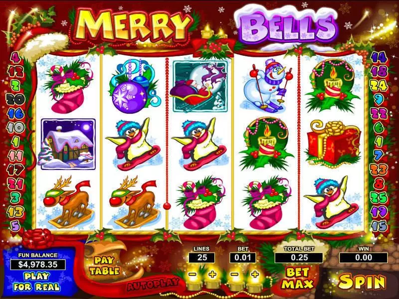Merry Bells Topgame 5 Reel 25 Line