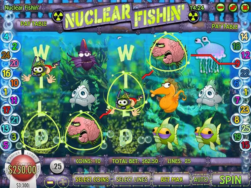 Nuclear Fishin Rival 5 Reel 25 Line