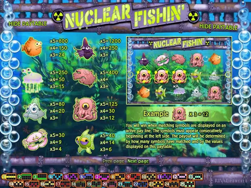 Nuclear Fishin Rival 5 Reel 25 Line