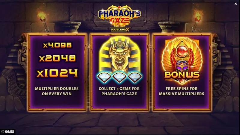 Pharaoh’s Gaze DoubleMax Bang Bang Games 5 Reel 20 Line