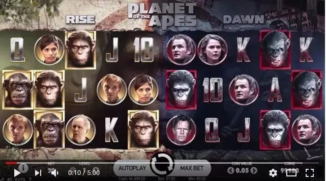 Planet of Apes NetEnt 5 Reel 20 Line