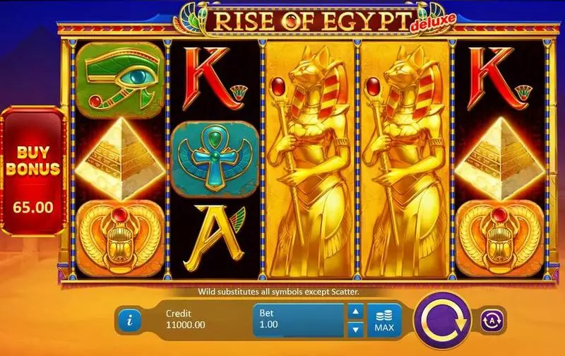 Rise of Egypt Deluxe Playson 5 Reel 20 Line
