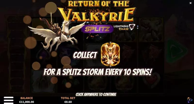 Rise of the Valkyrie Splitz Lightning Chase ReelPlay 5 Reel 15552