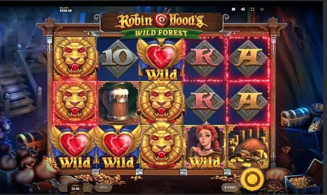Robin Hood's Wild Forest Red Tiger Gaming 5 Reel 20 Line