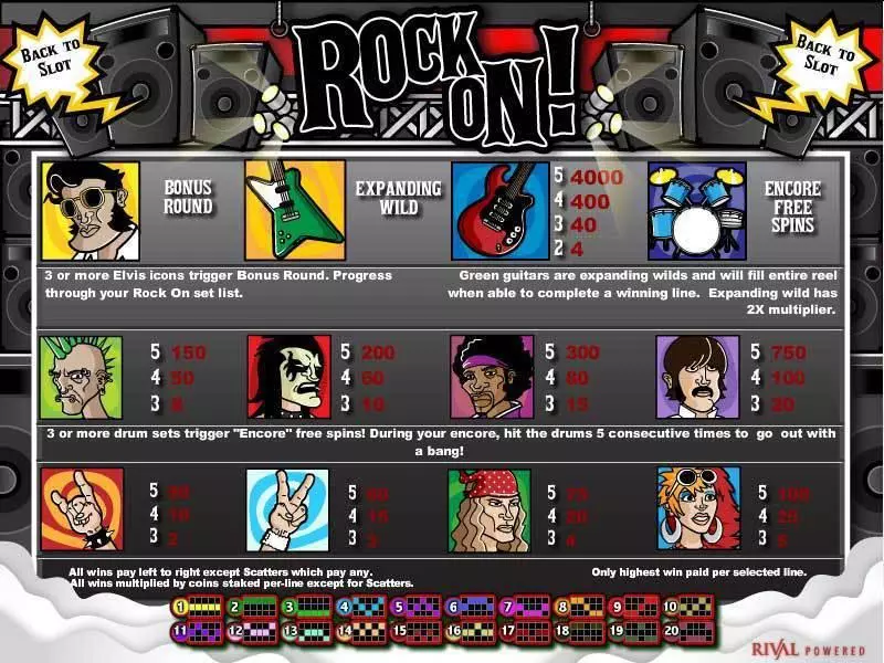 Rock On Rival 5 Reel 20 Line