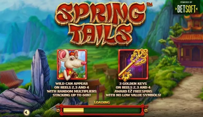 Spring Tails BetSoft 5 Reel 5 Line