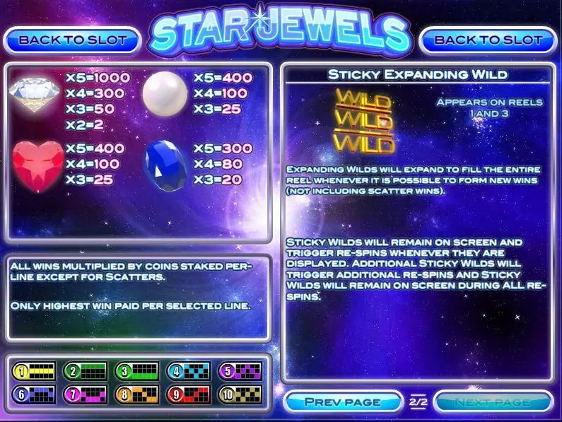 Star Jewels Rival 5 Reel 10 Line