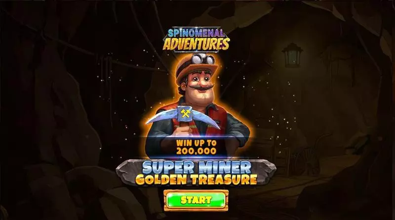 Super Miner – Golden Treasure Spinomenal 5 Reel 10 Line