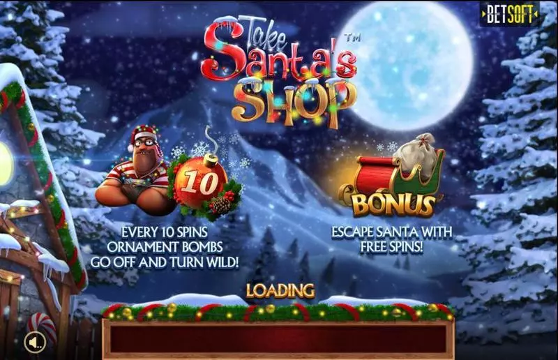 Take Santa’s Shop BetSoft 5 Reel 75 Lines