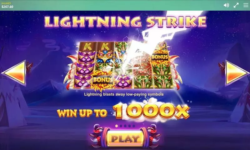 Totem Lightning Red Tiger Gaming 5 Reel 40 Line