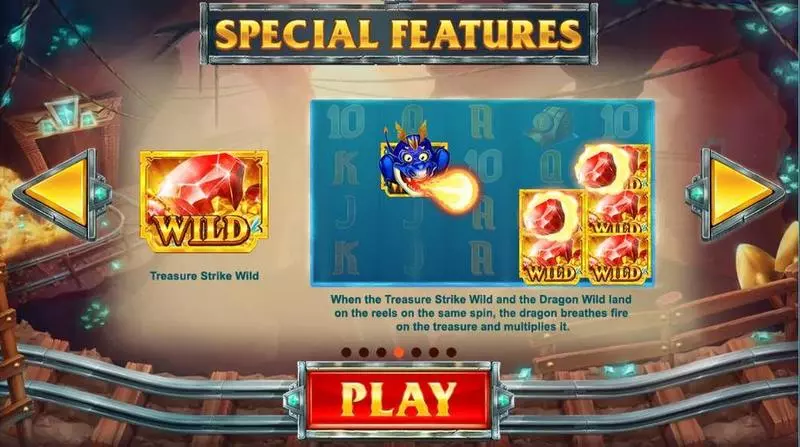 Treasure Mine Red Tiger Gaming 5 Reel 40 Line