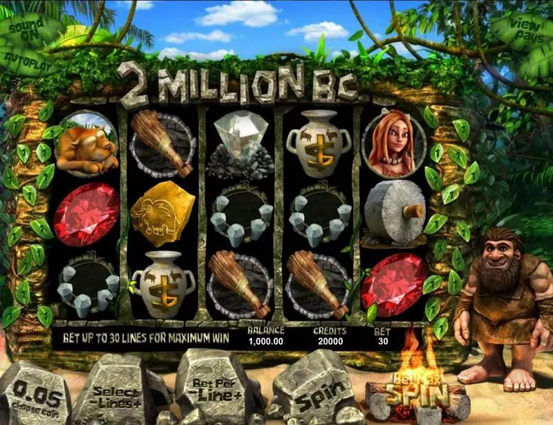 Two Million BC BetSoft 5 Reel 30 Line