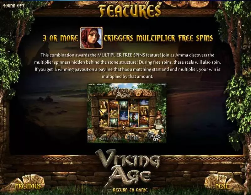 Viking Age BetSoft 5 Reel 30 Line